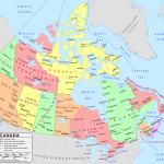 map of canada